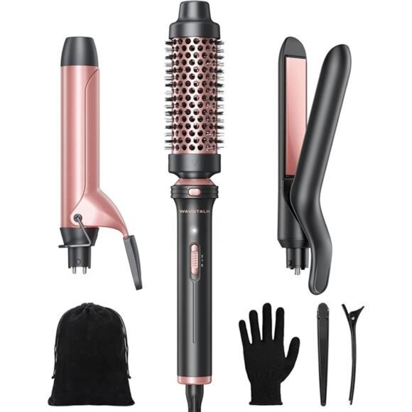 3 in 1 Curling Wand Set, Multi Curl, Curling Iron Set with Heated - Picture 1 of 7